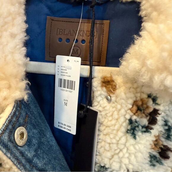 Blank NYC License To Chill Sherpa Fleece Jacket - Picture 6 of 7